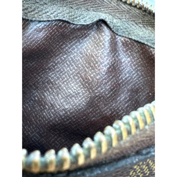 Louis Vuitton Damier Ebene Key Pouch (Cles) with Gold-Tone Chain - Picture 6 of 6